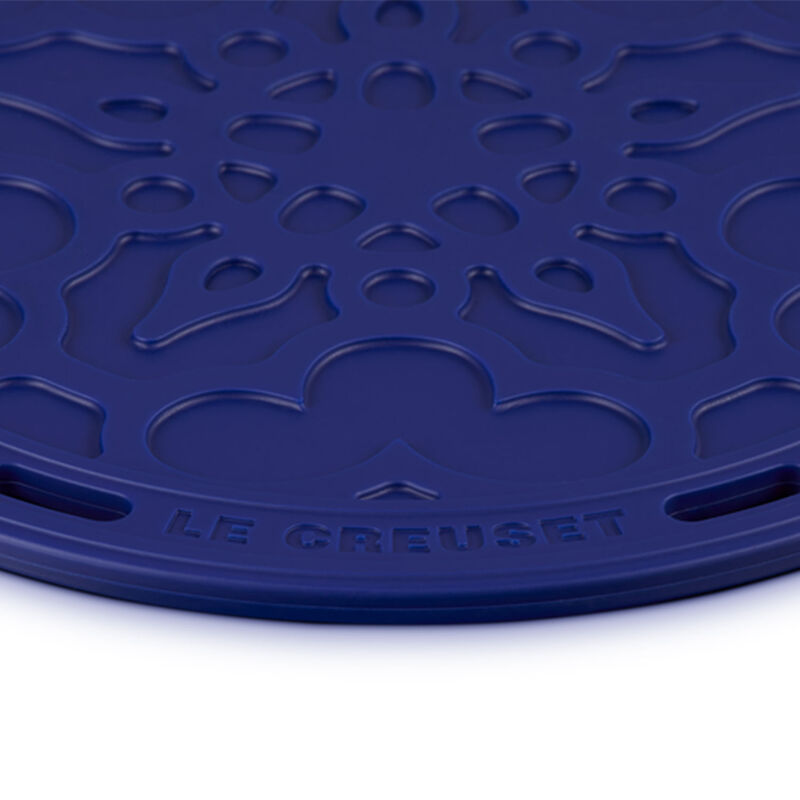 Le Creuset Heritage French Silicone Trivet 20cm - Azure Blue image number 1